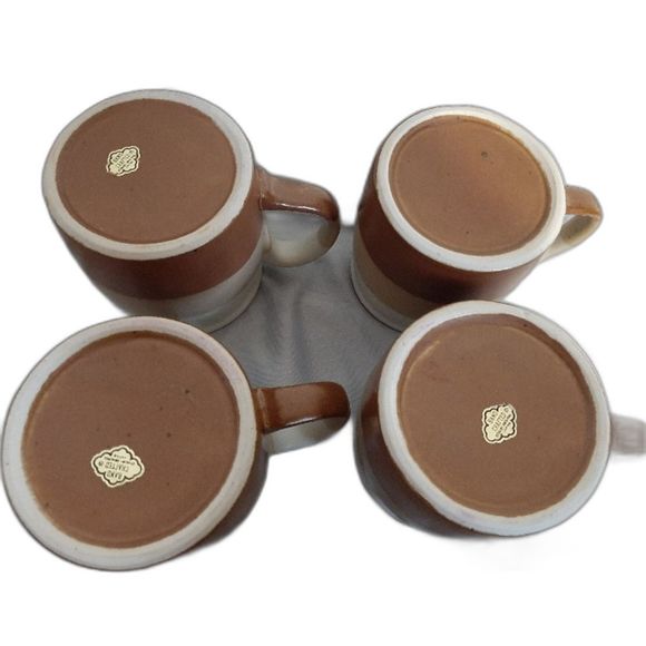 Vintage Otagiri original brown teddy bear pottery mugs - Picture 2 of 4